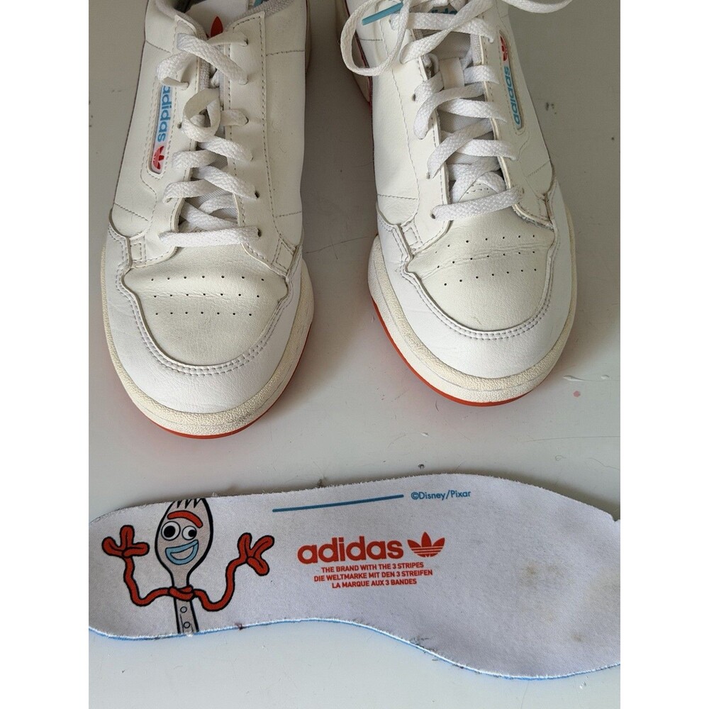 Adidas Continental 80 Toy Story 4 Forky Kids Shoes US 6.5Y White Limited